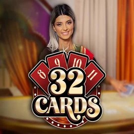32 Cards slot icon by Ezugi, available at Glorion Casino