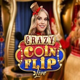 Enjoy Crazy Coin Flip by Evolution – logo hosted on glorioncasino.gr.com