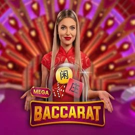 Official Live Casino logo: Mega Baccarat by Pragmatic Play at Glorion Casino